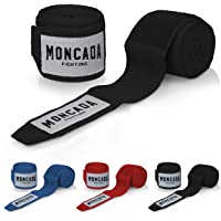 Vendas de protección de Montcada Fighting de 4 m de longitud- con velcro extra ancho y enganche al dedo pulgar